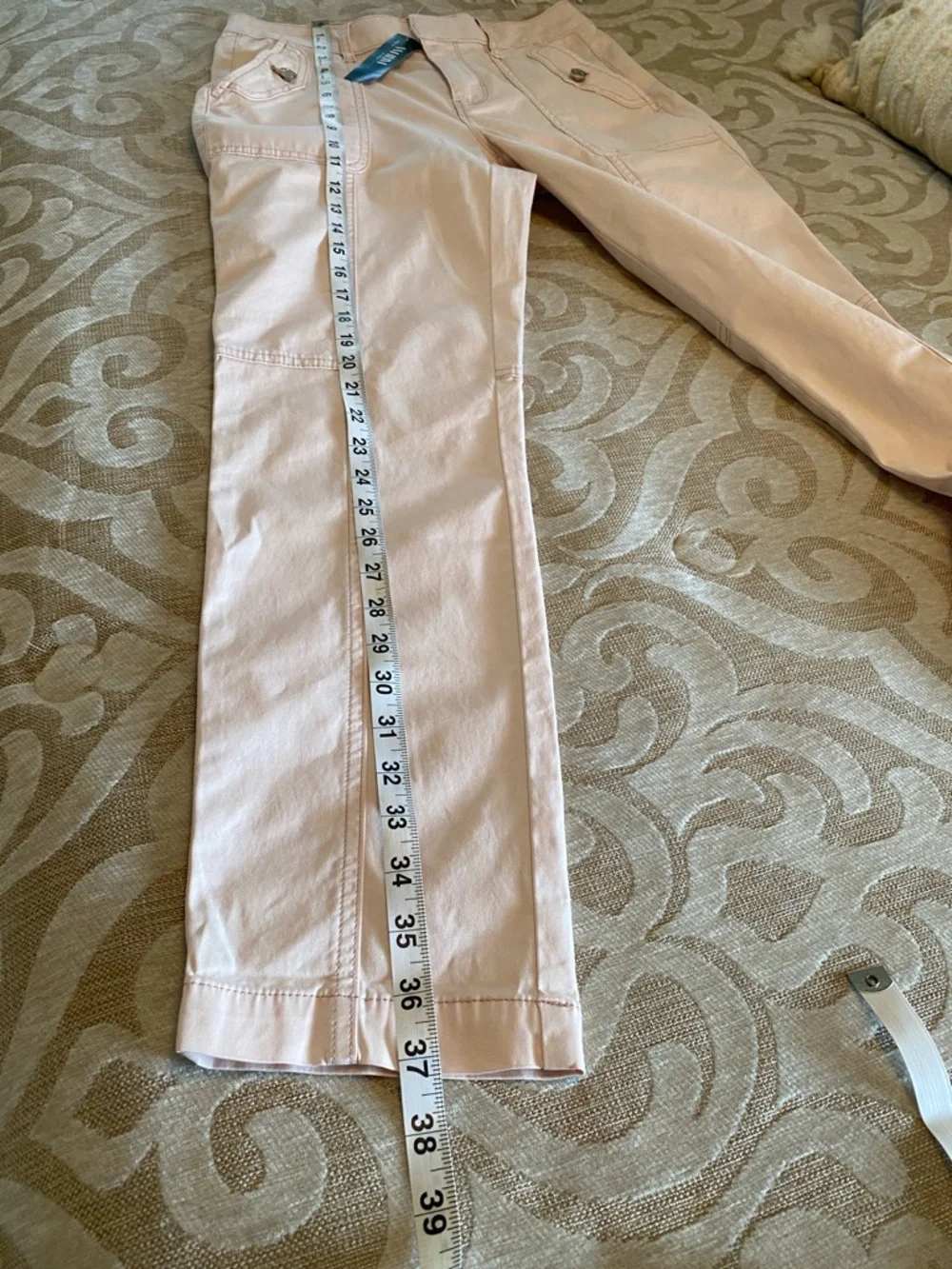 White House Black Market Pale Pink High-Rise Pants - Picture 5 of 10